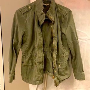 Medium green jacket . Super cute never worn